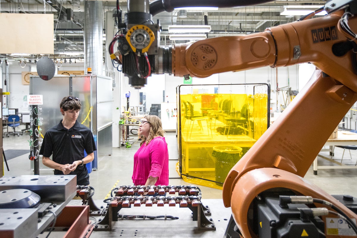 ASU students fix robot