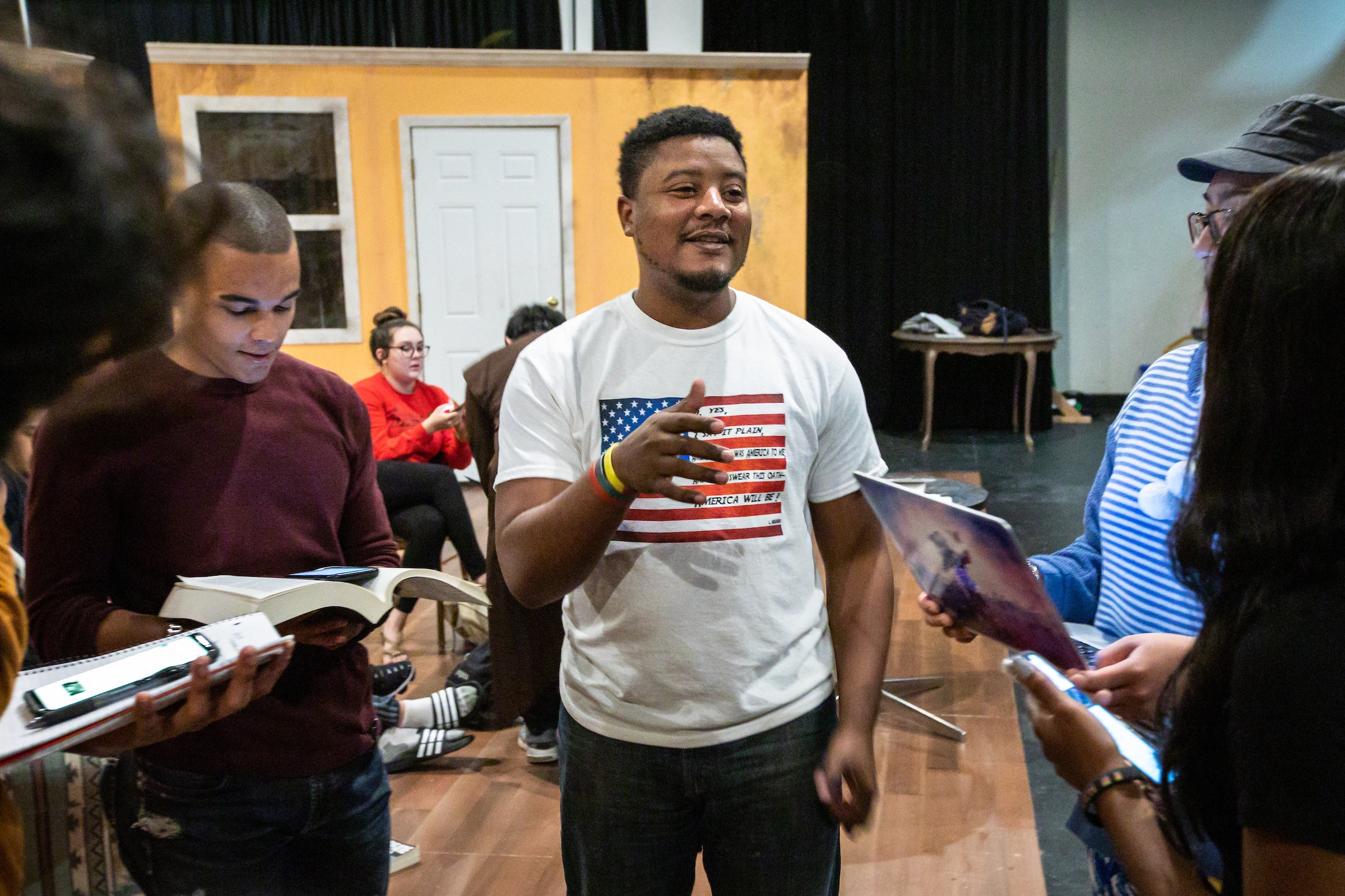 Donta McGilvery teaches African-American theater at ASU.