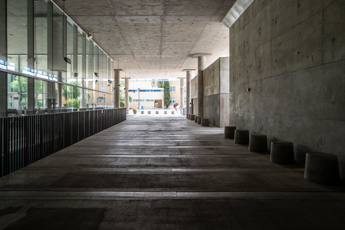 Coolest spot at ASU: Coor Hall breezeway