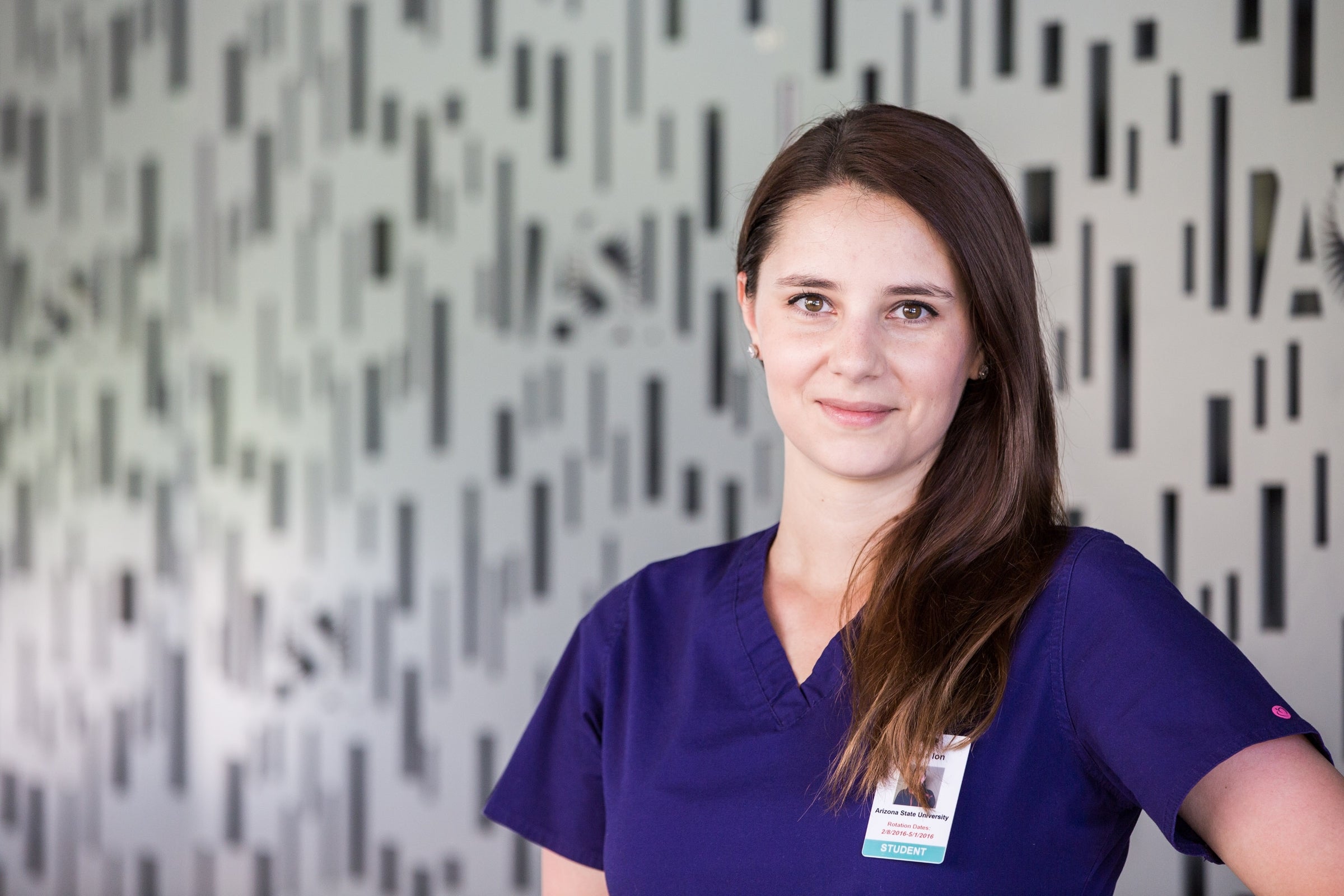 woman in scrubs