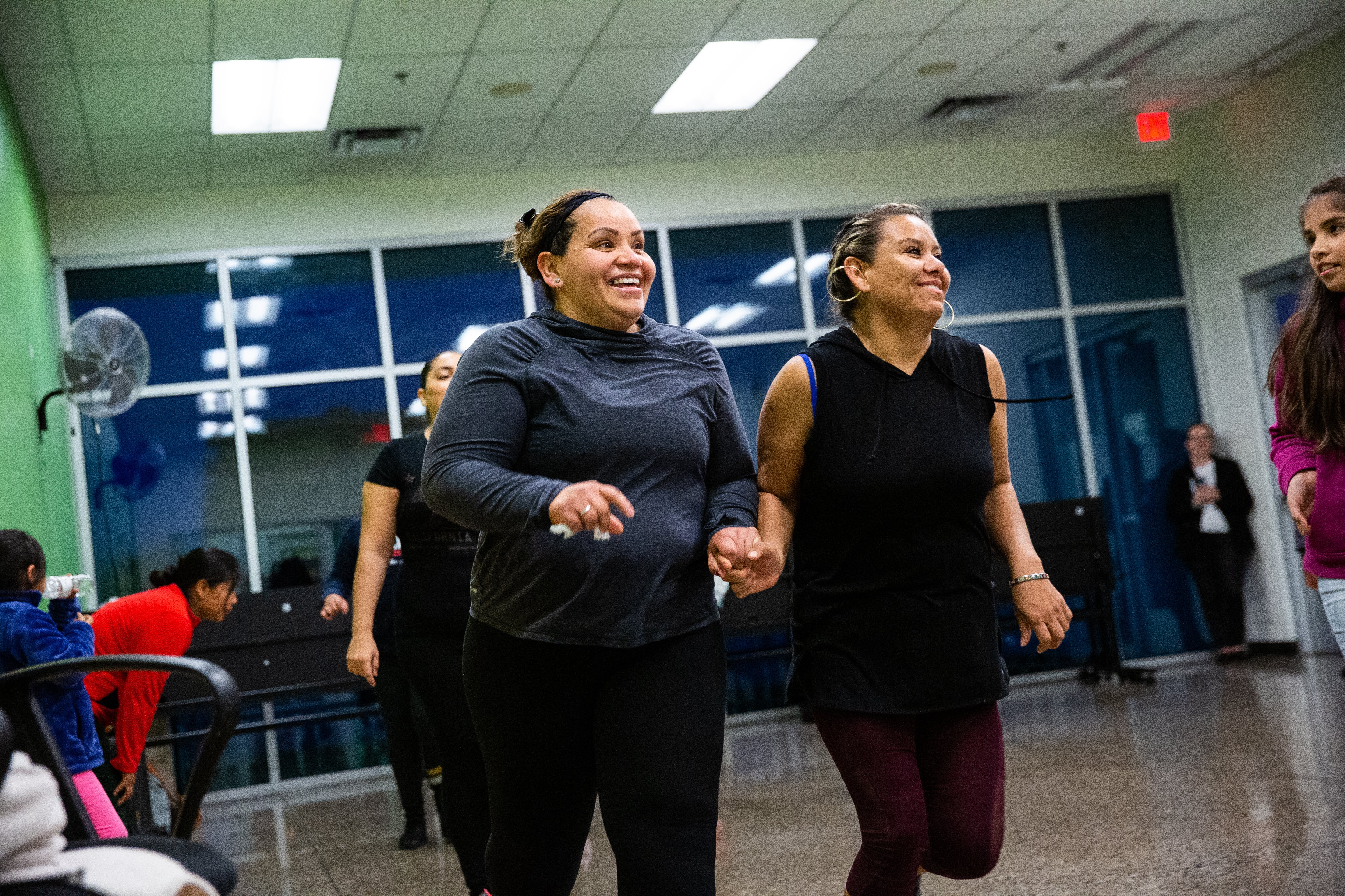 Running exercise at YMCA