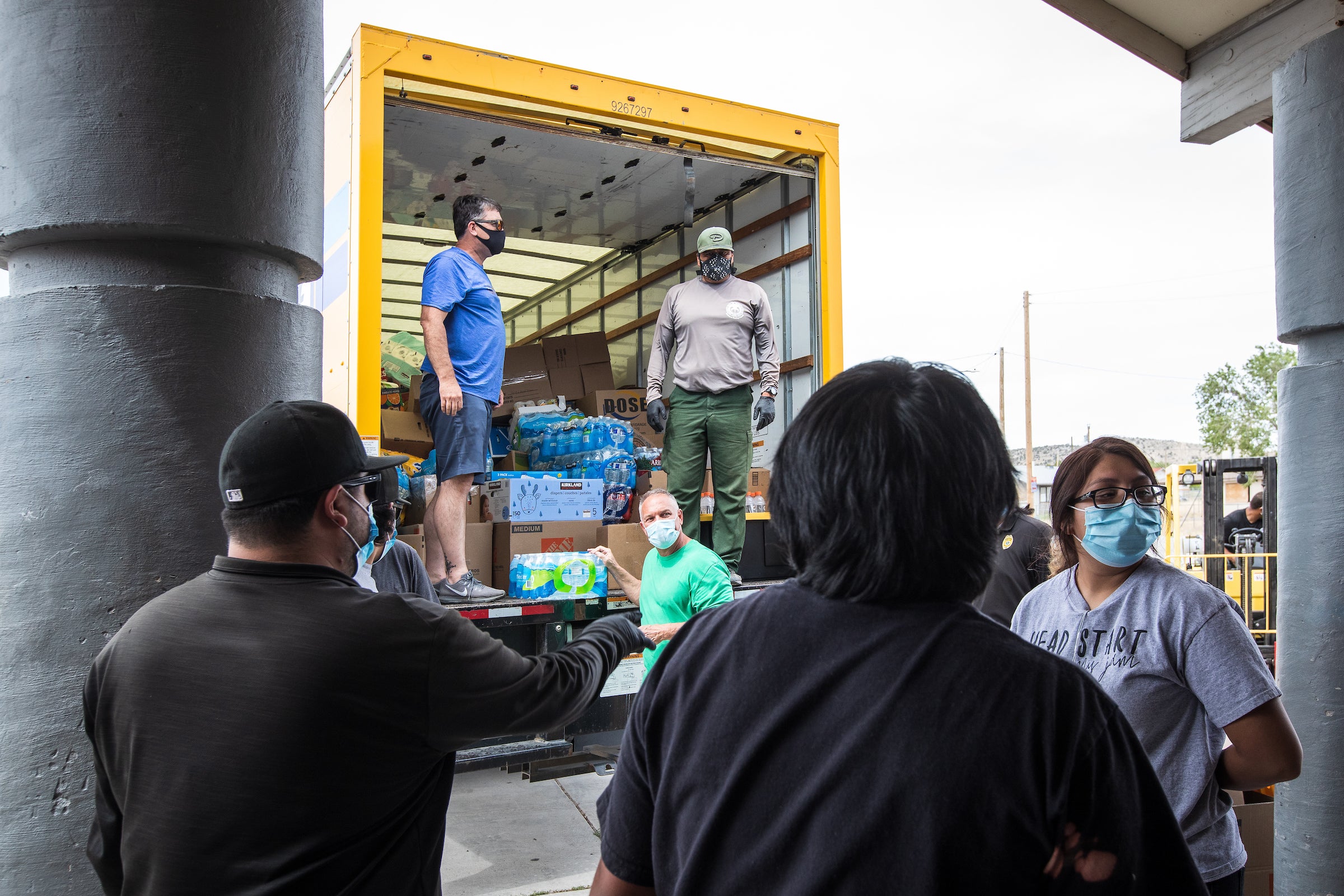 first people's Drive volunteer