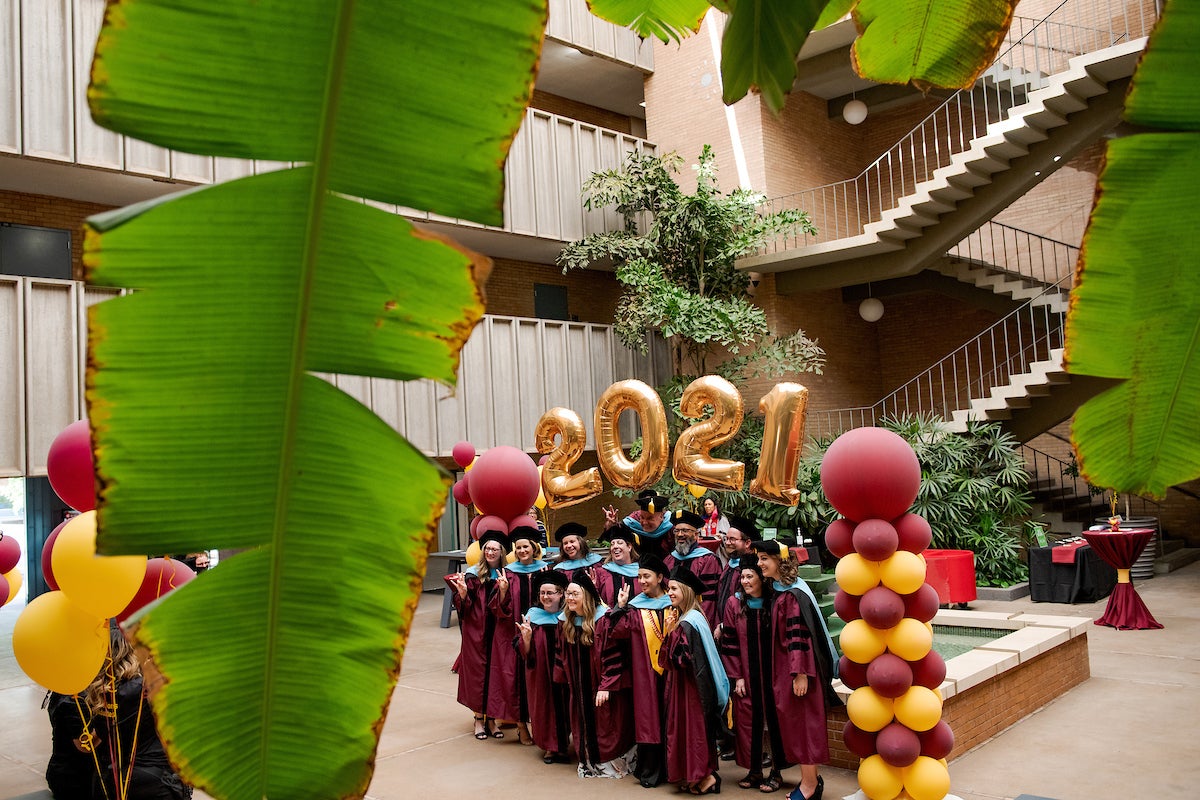 Farmer Building Tempe graduation celebration