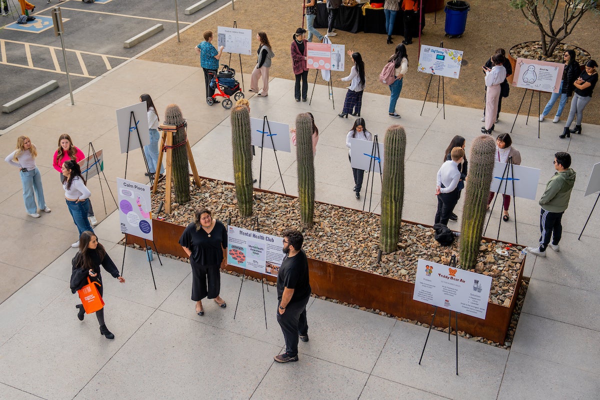 Nursing students share their ideas to improve wellness at Hacking the Human conference