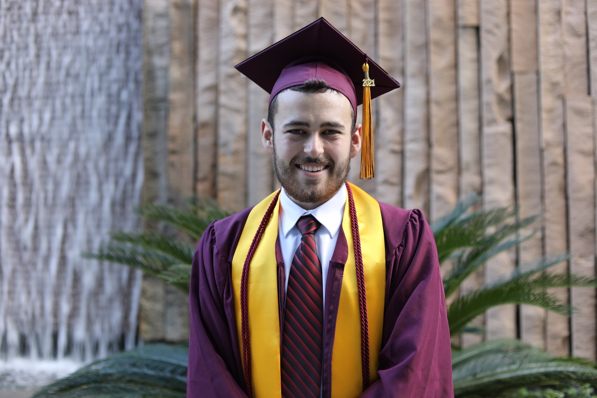 Parker Cohensitt becomes the first Technological Leadership graduate.