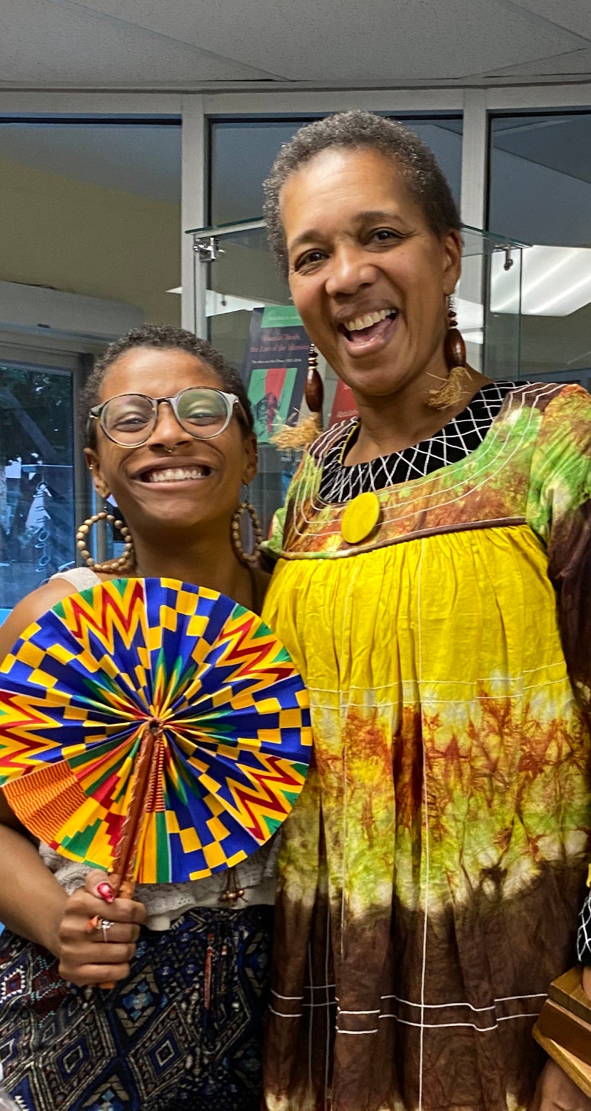 AAAS Associate professor Dr. Lisa Aubrey and Maya Tatum