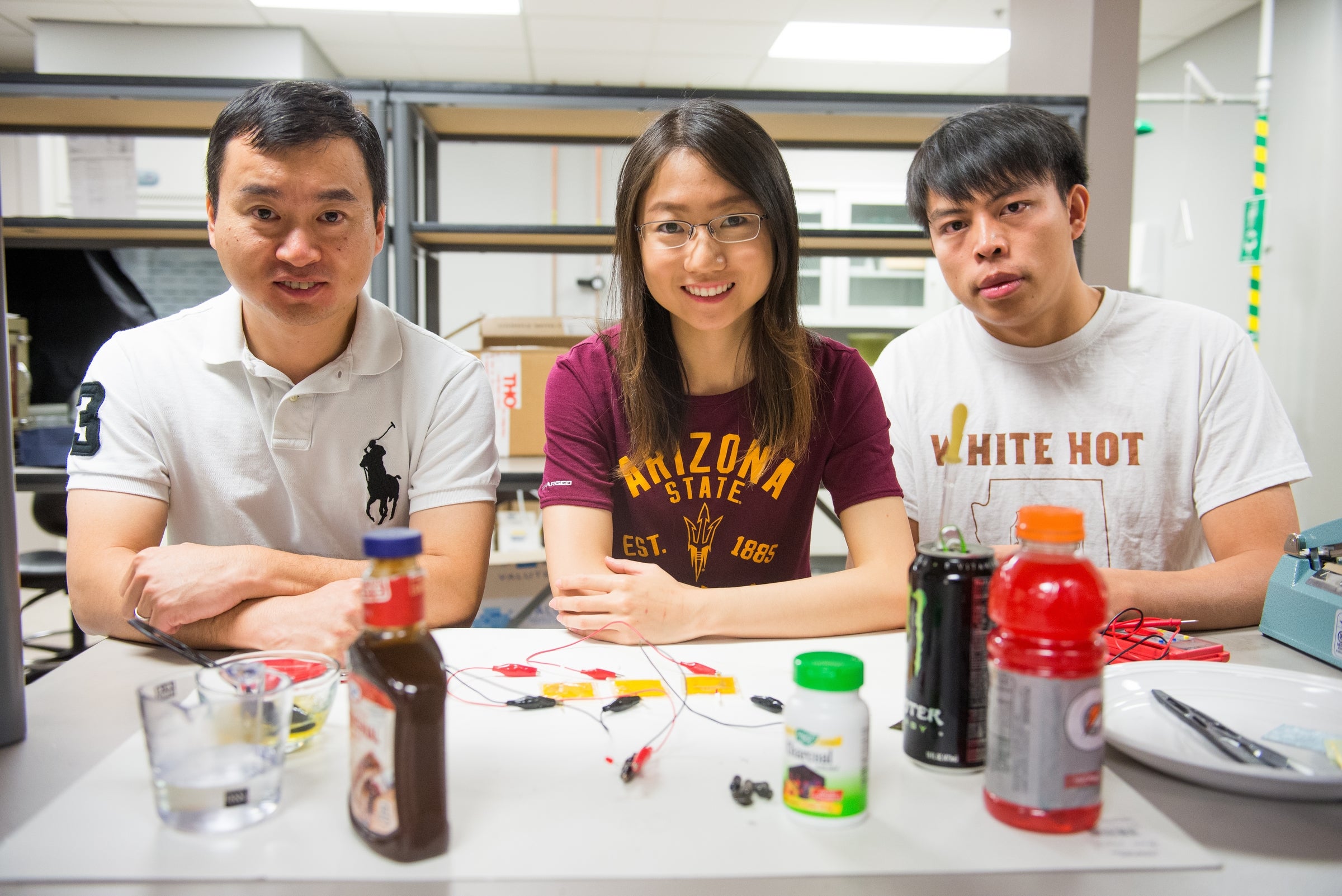 Edible supercapacitors.