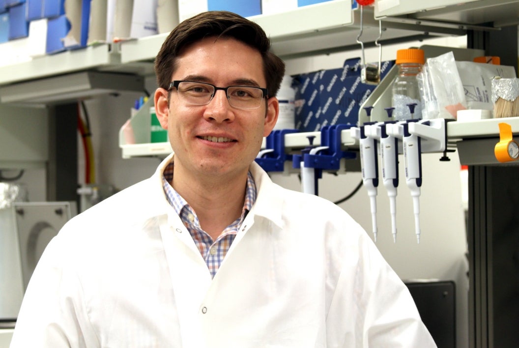 portrait of man in lab