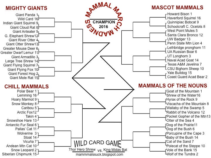 March Mammal Madness