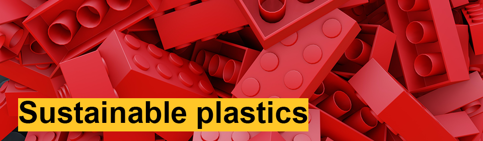 Subhead: "Sustainable plastics."