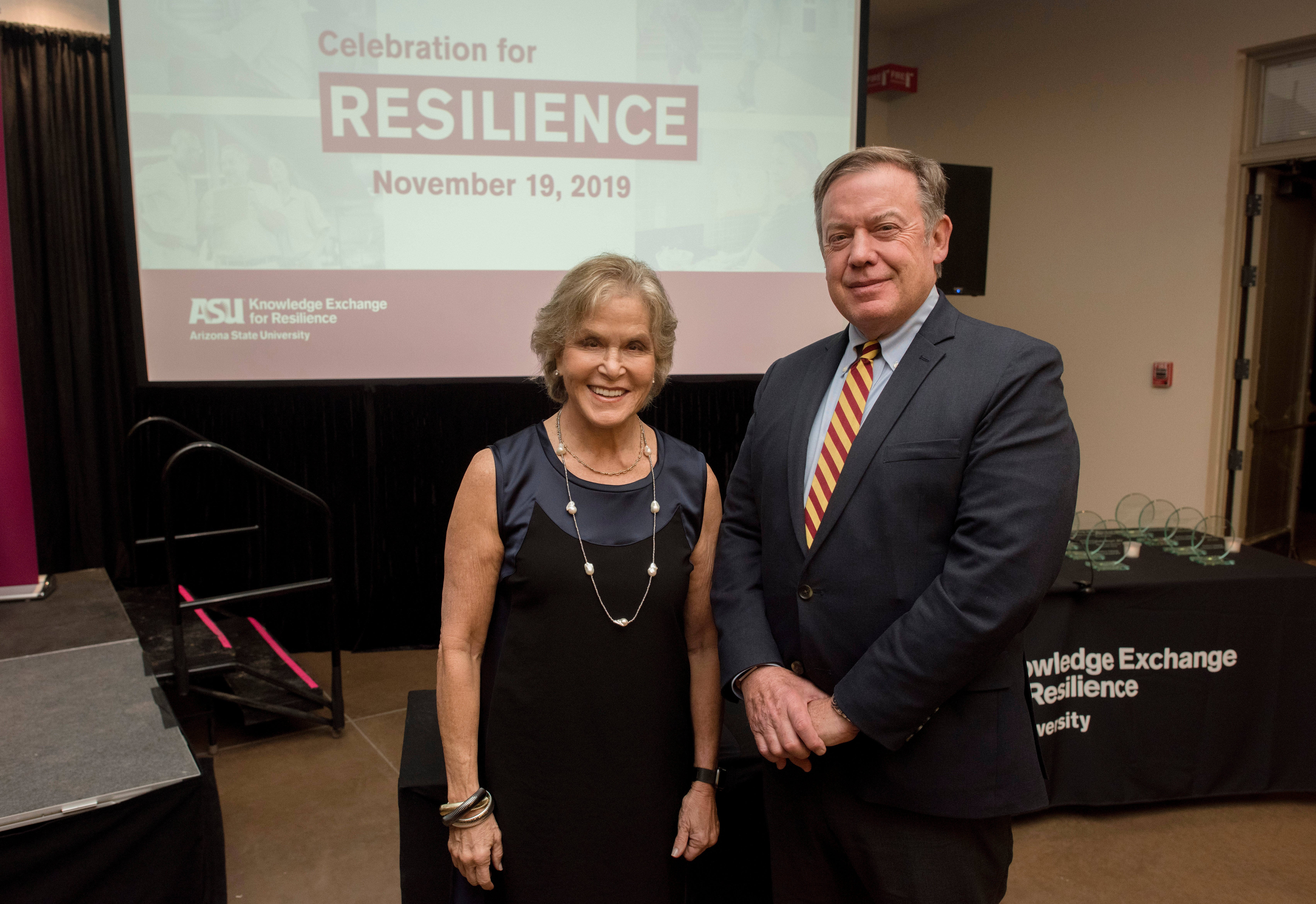 Judith Rodin and Michael crow