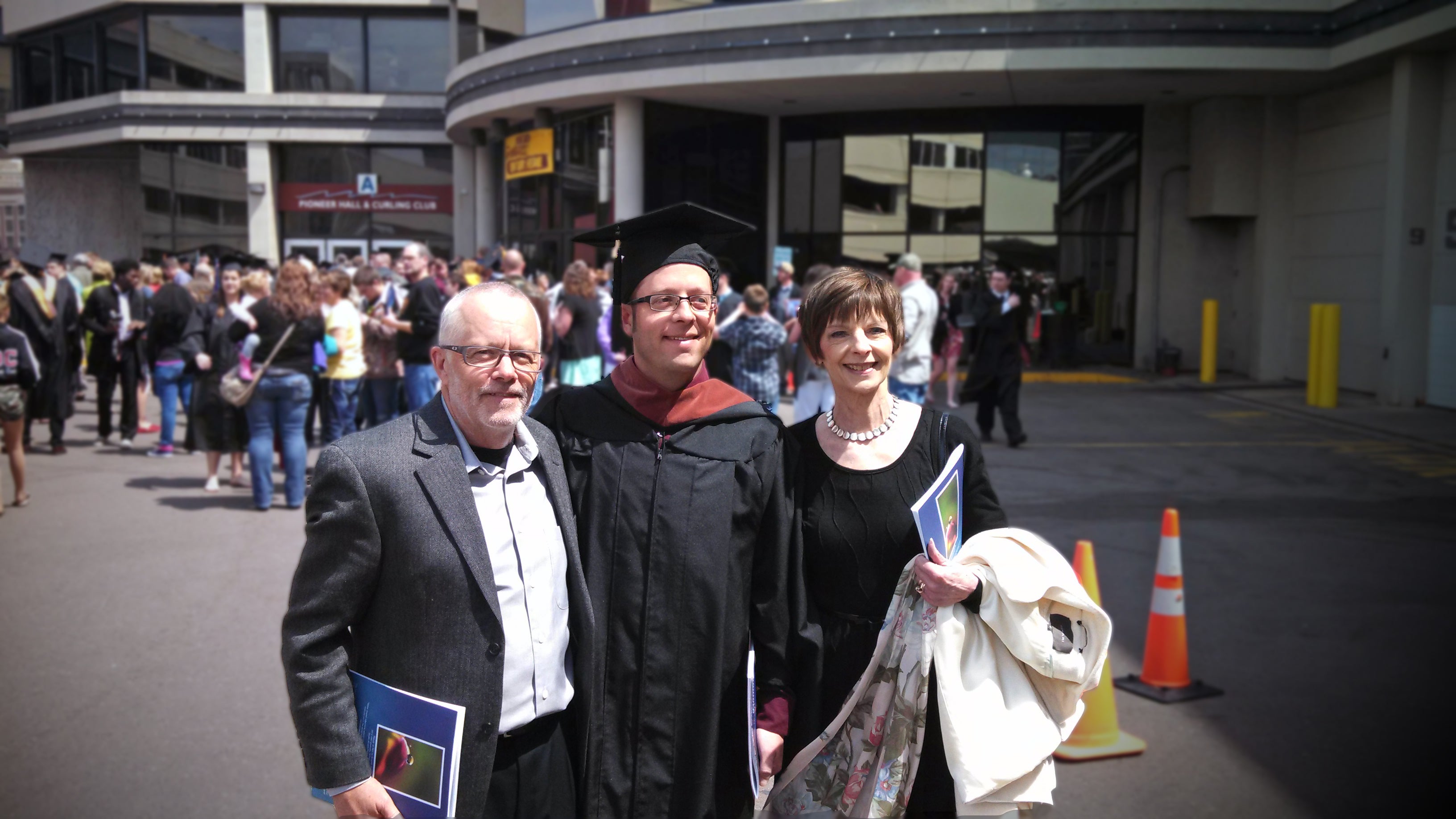 Beth Bockes and family and her son's 2014 college graduation. / Photo courtesy Beth Bockes.