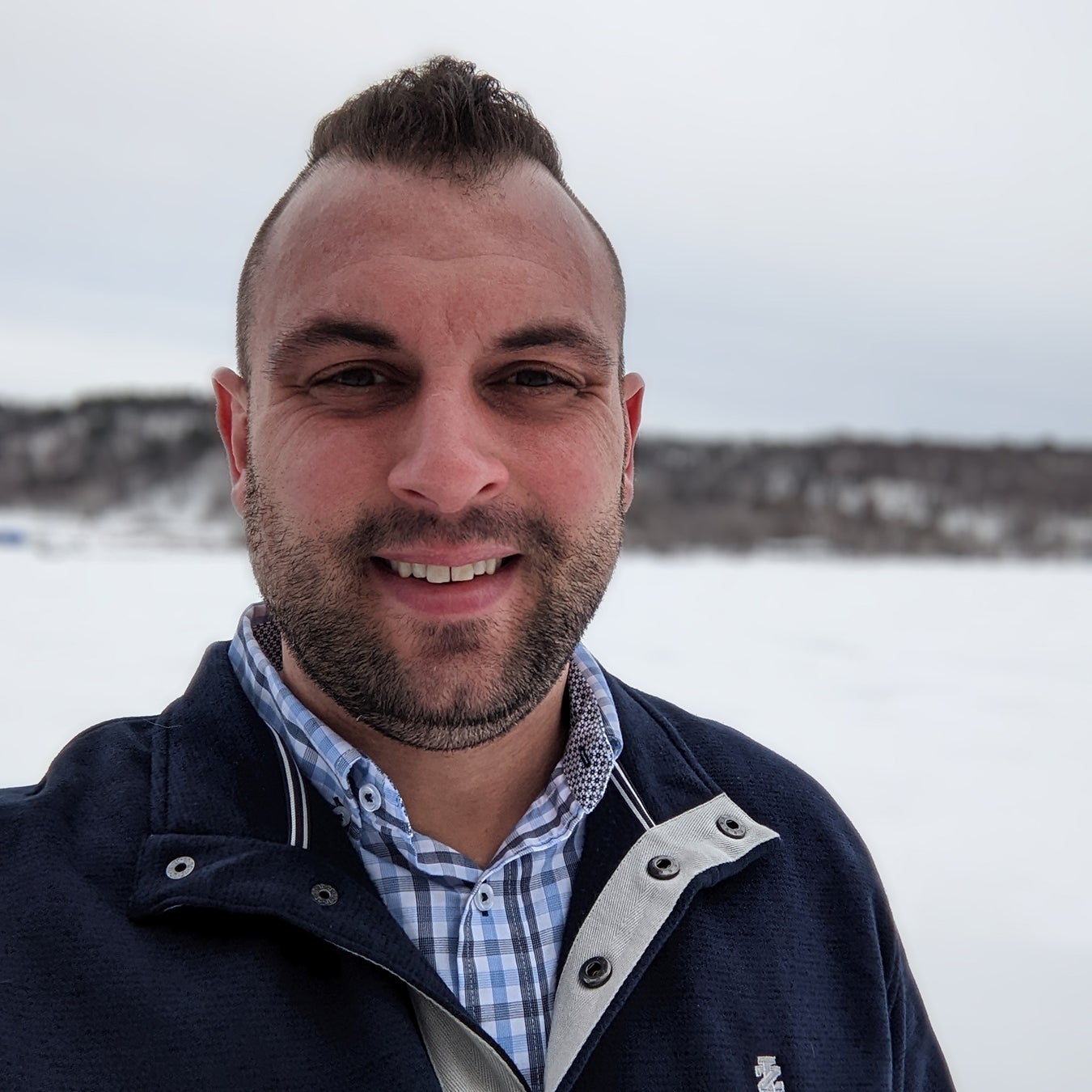 Portrait of Bob Cowling, a GIS data librarian at Michigan Technological University.