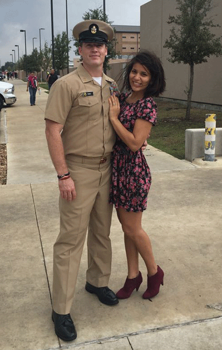 ASU student Carl Harris and wife