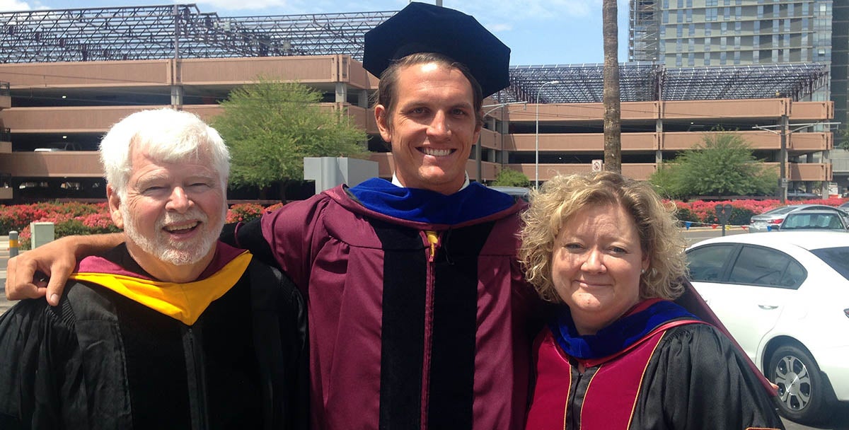 John Hepburn, Sam Vickovic and Marie Griffin