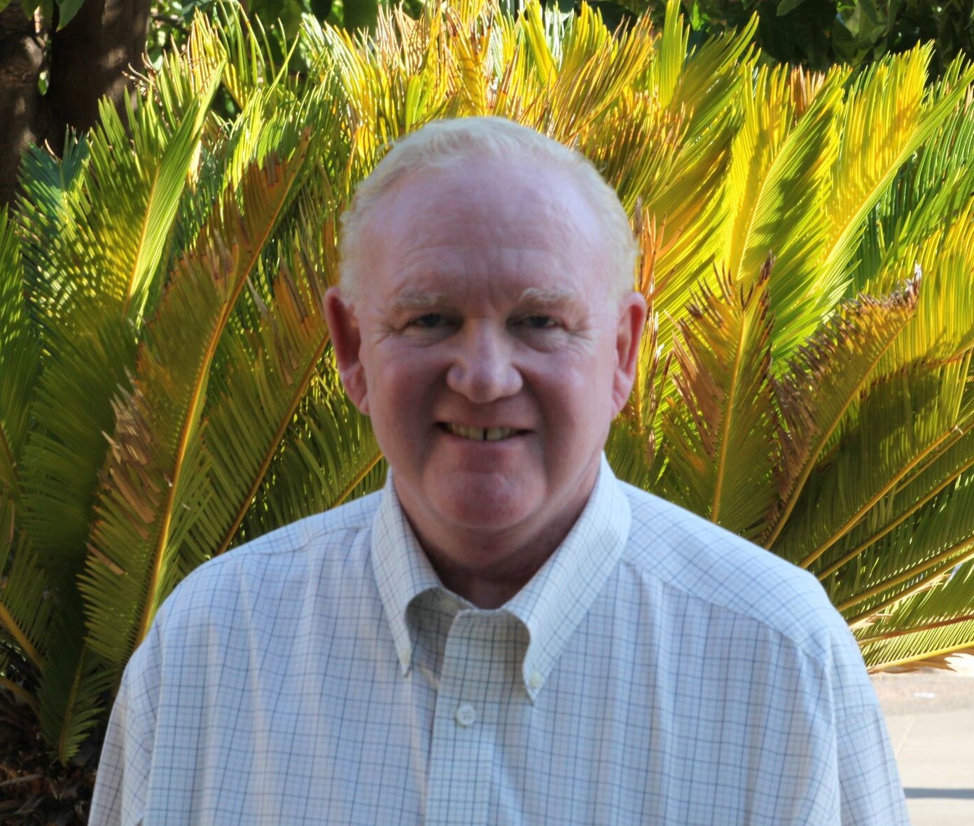 Man in white shirt