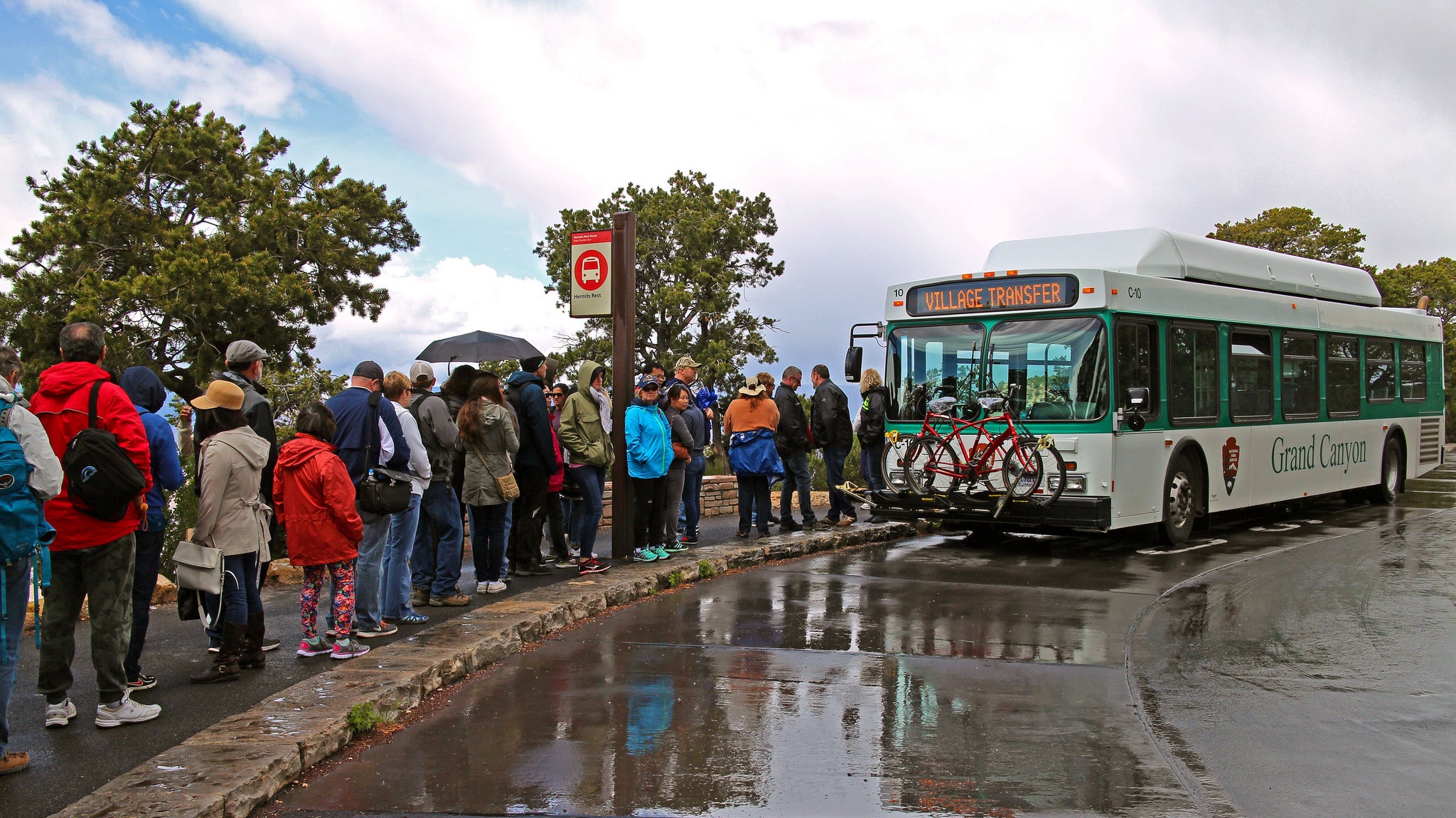 Crowd and Shuttle