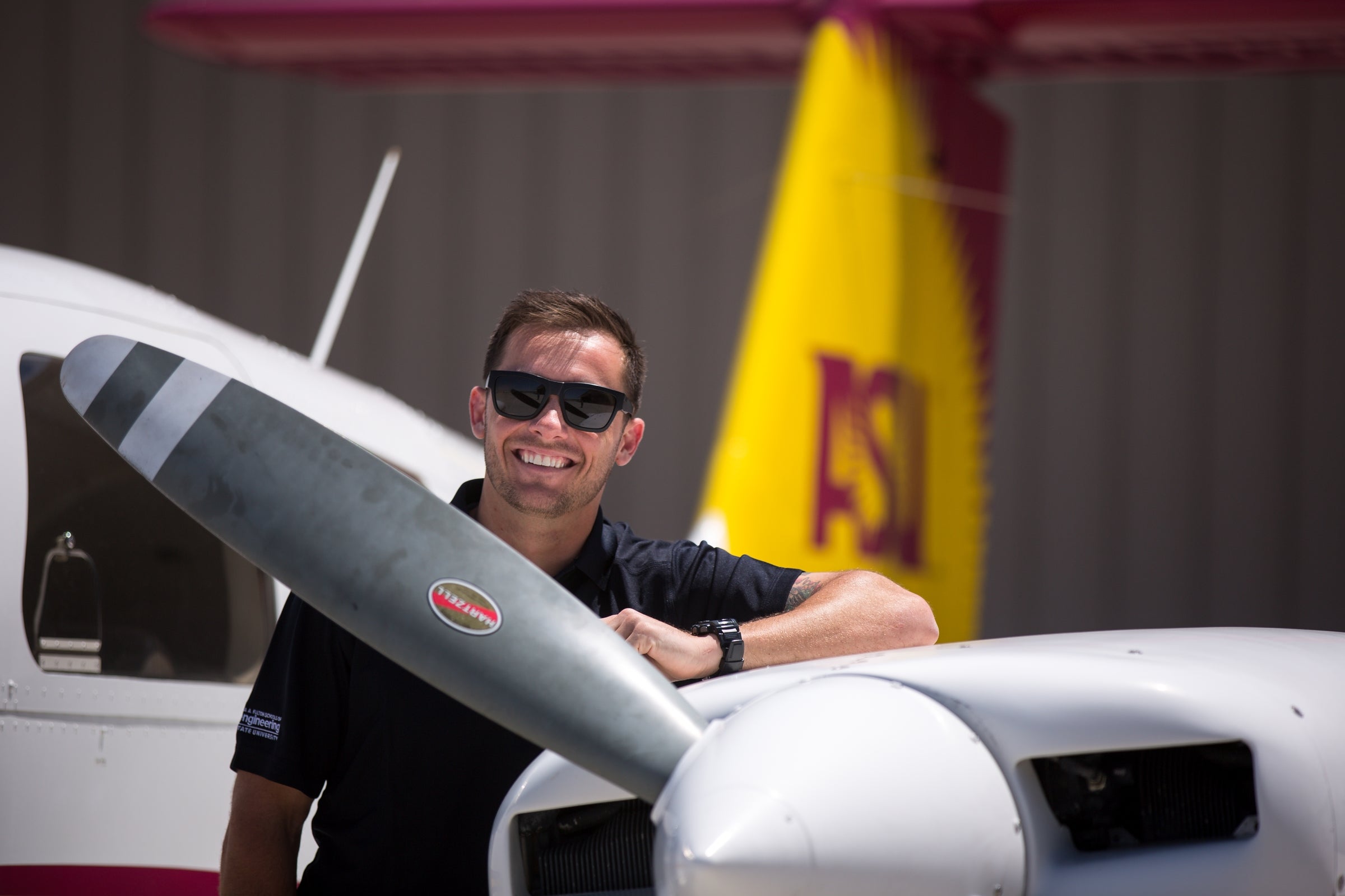 ASU aviation grad David Hutchens