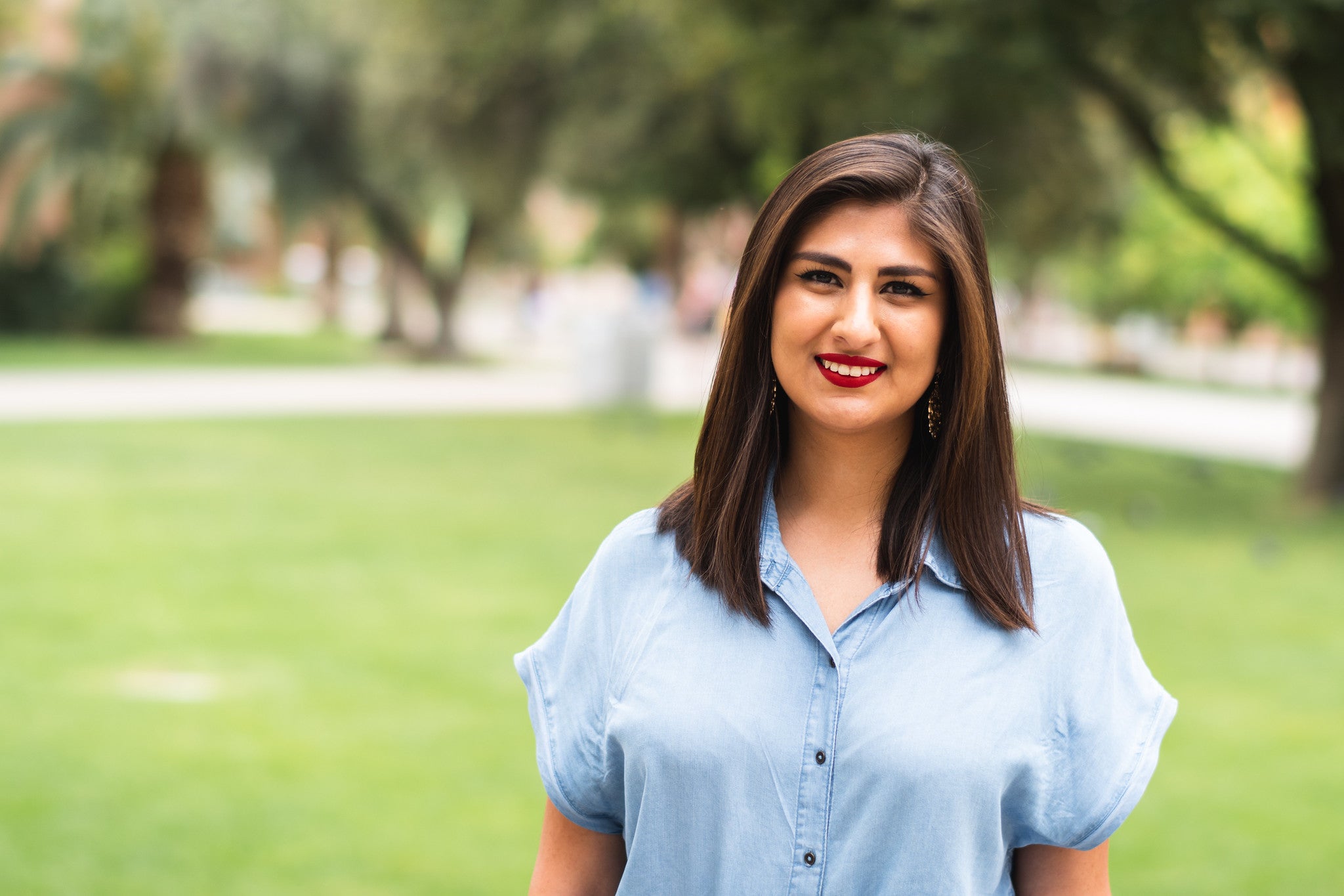 School of Transborder Studies spring 2019 Dean's Medalist Erika Galindo.