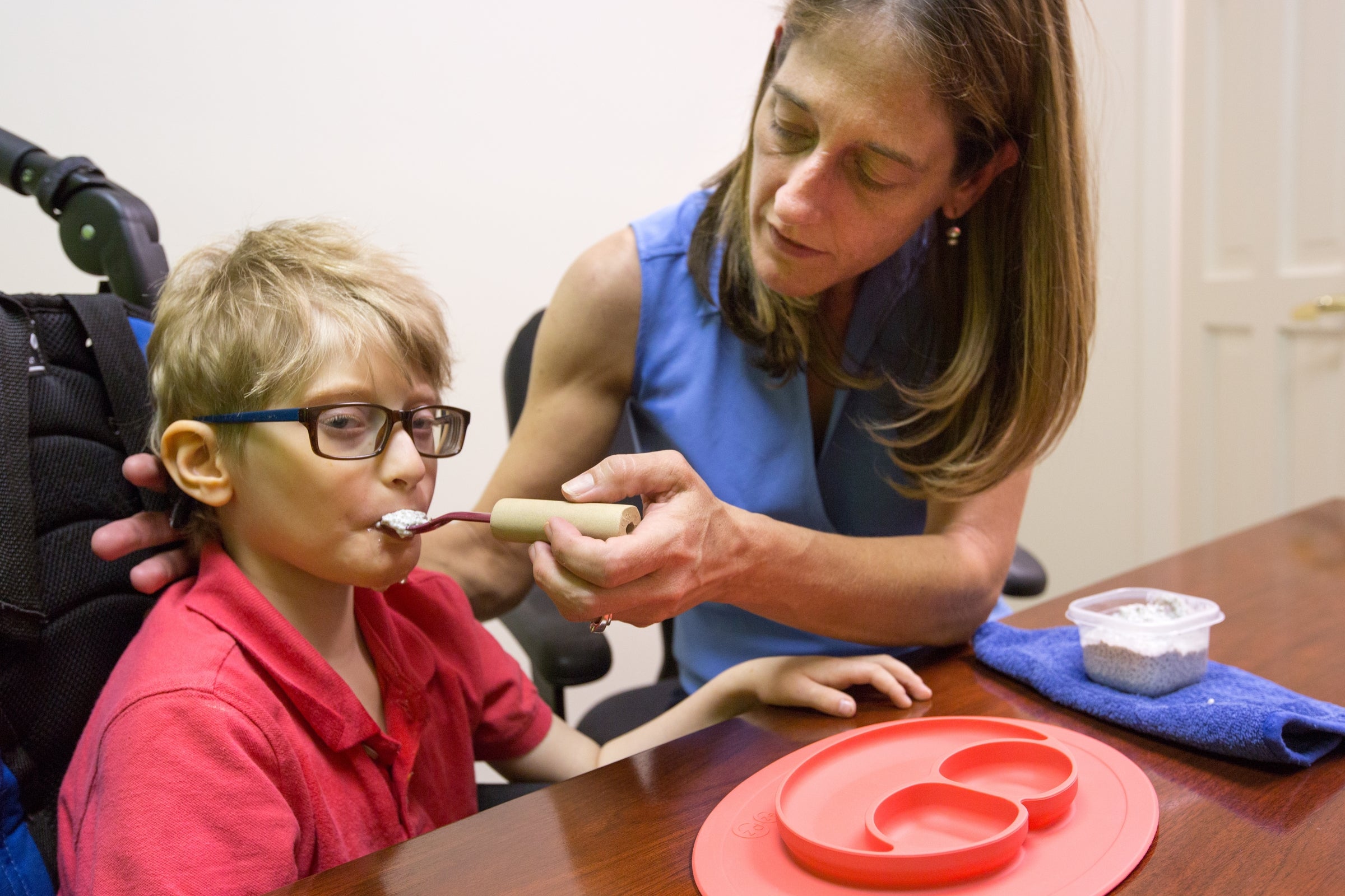 Heidi Van der Molen and her son, Haydn