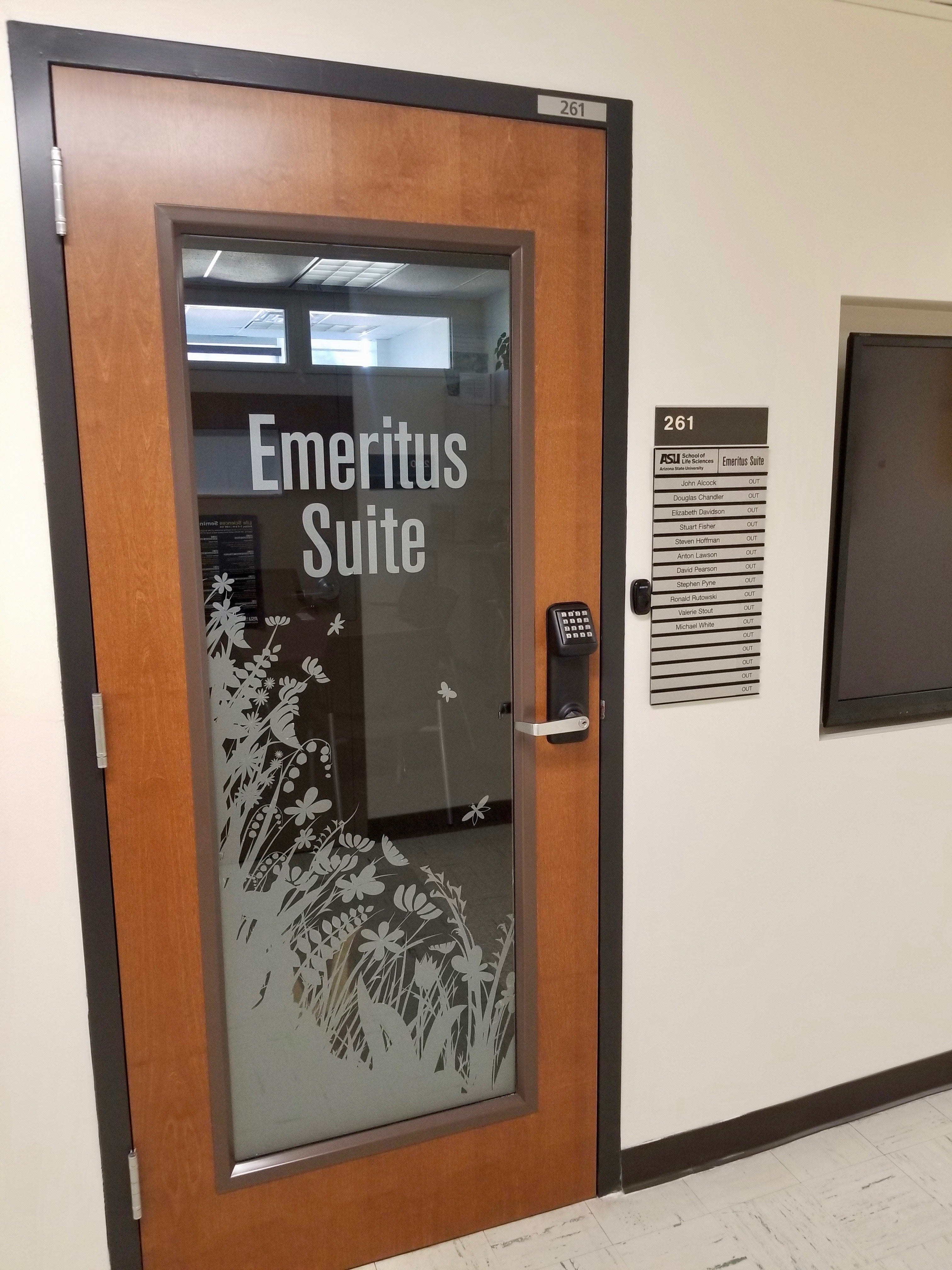 Life Sciences Emeritus Suite