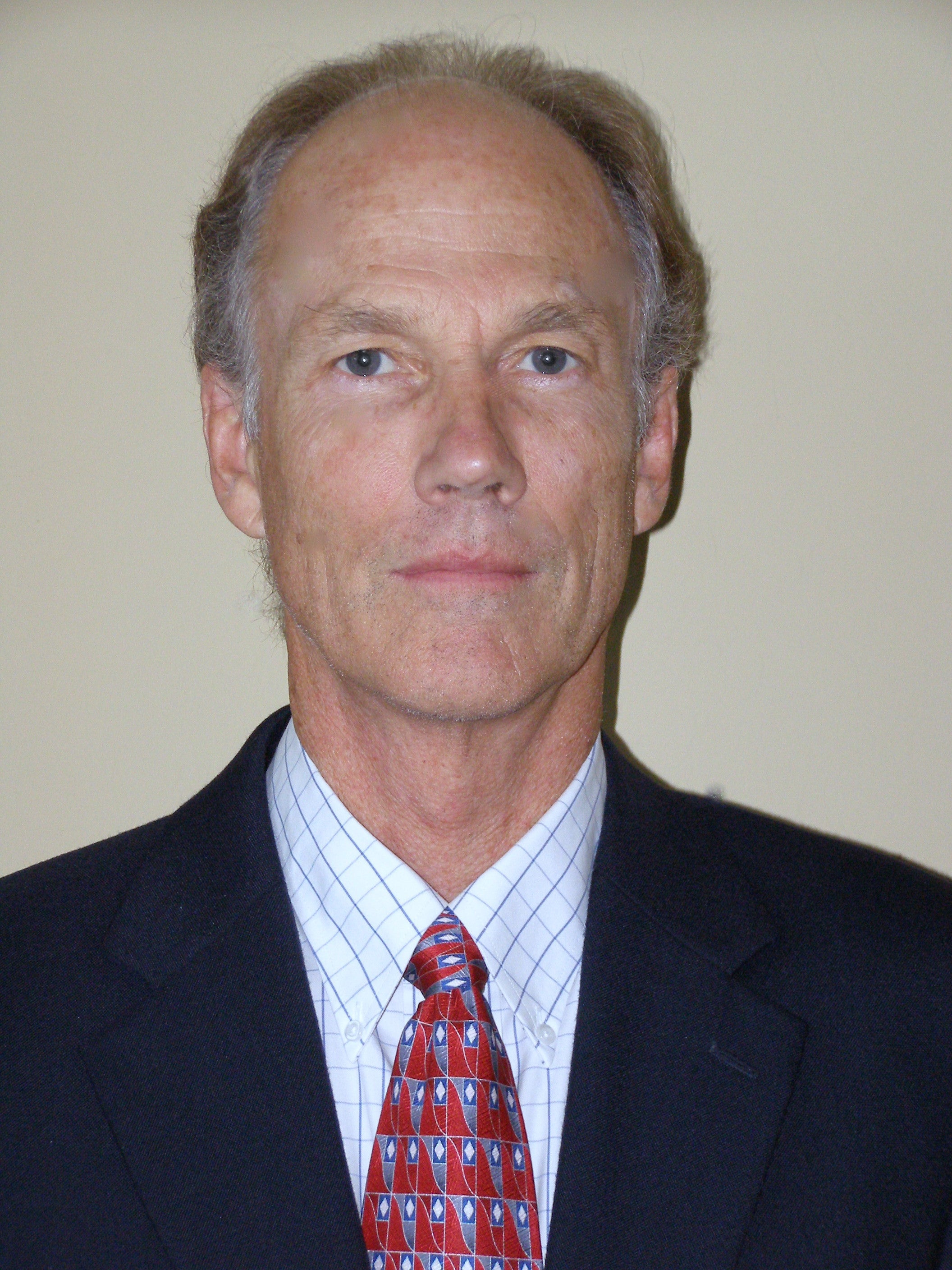 Man in red tie