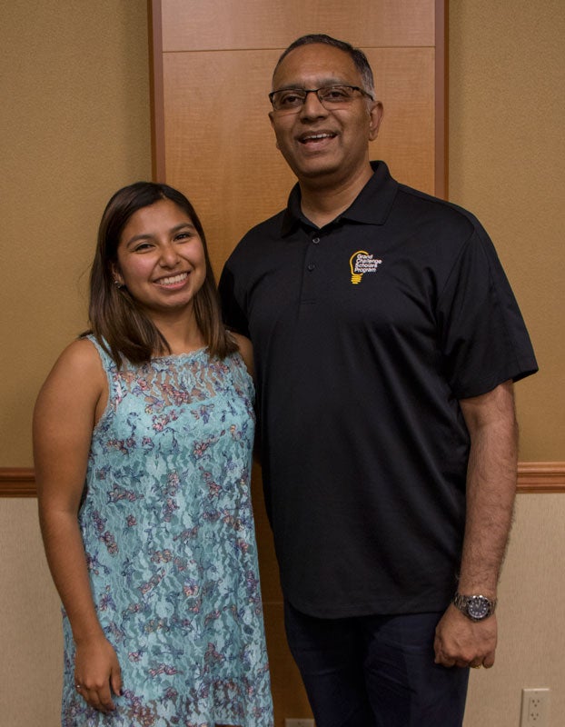 Photo of Raquel Camarena and Tirupalavanam Ganesh.