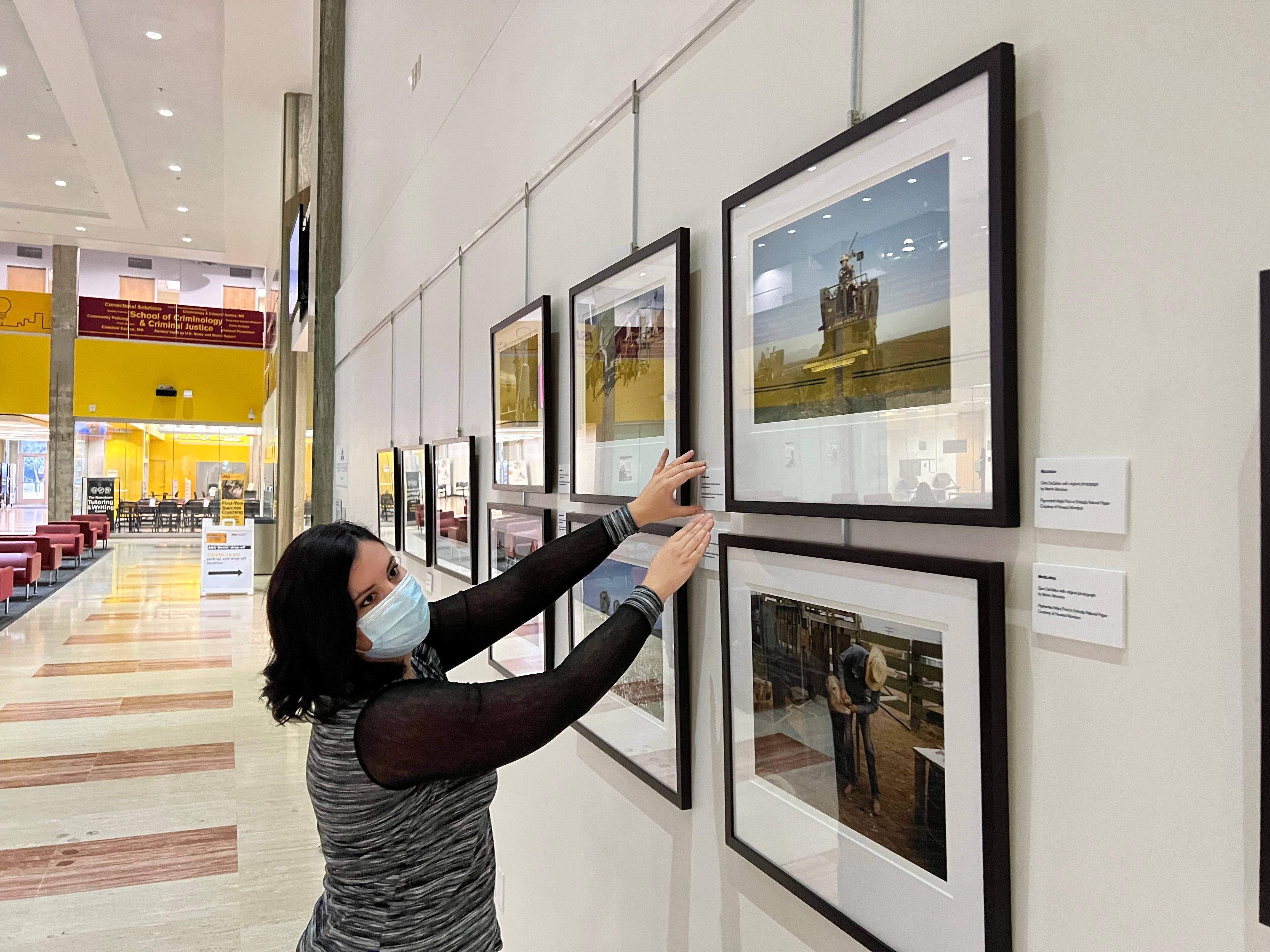 Artist, Gina DeGideo, Marvin Morrison, photographs, University Center, exhibition