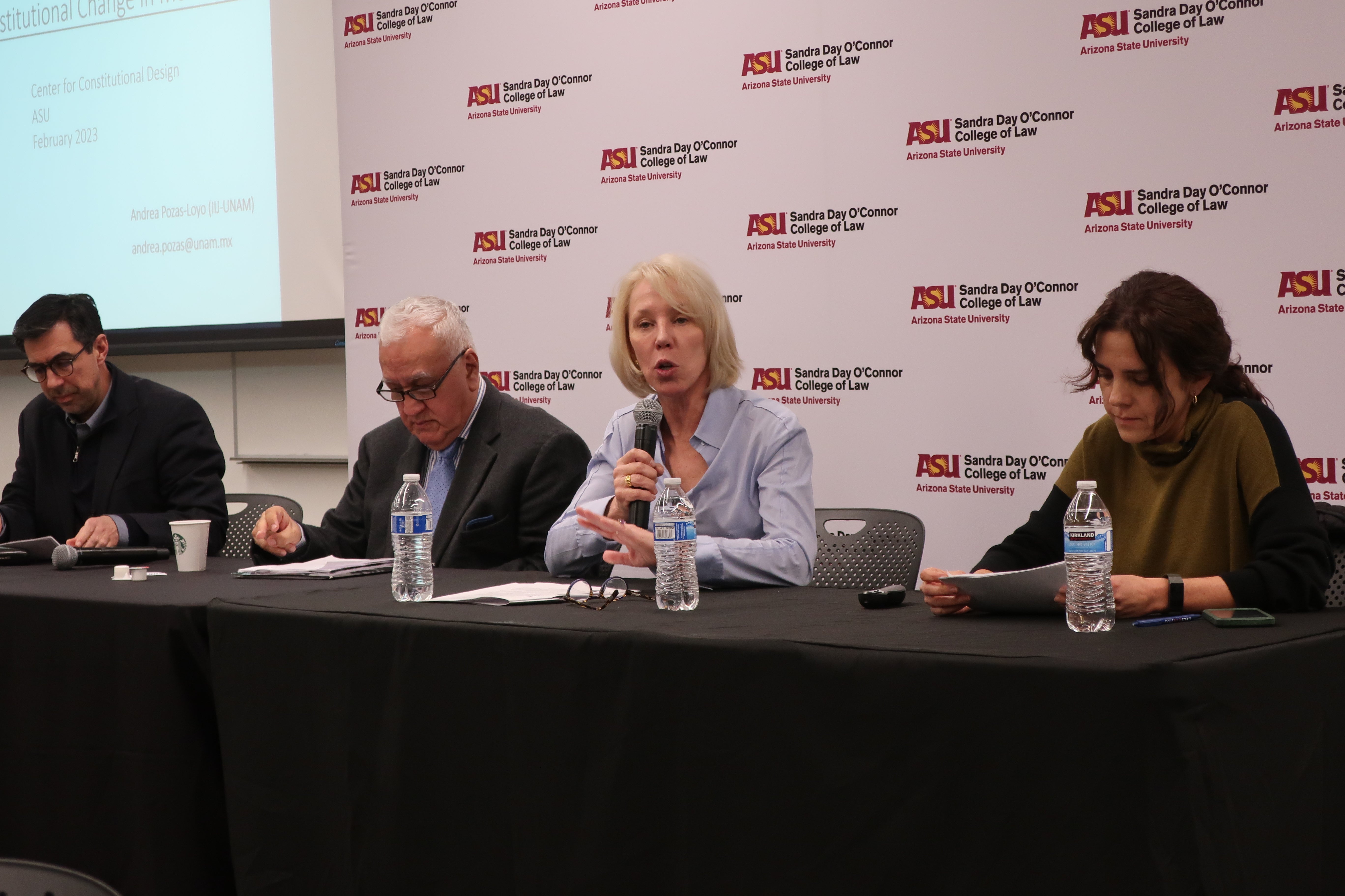 Stefanie Lindquist and panel at ASU