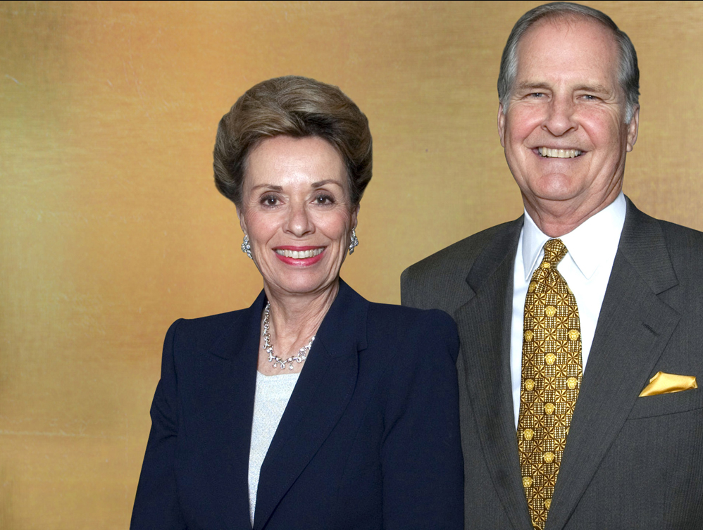 Portrait of Jeanne Herberger and her late husband Gary.