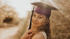 Student in graduation cap