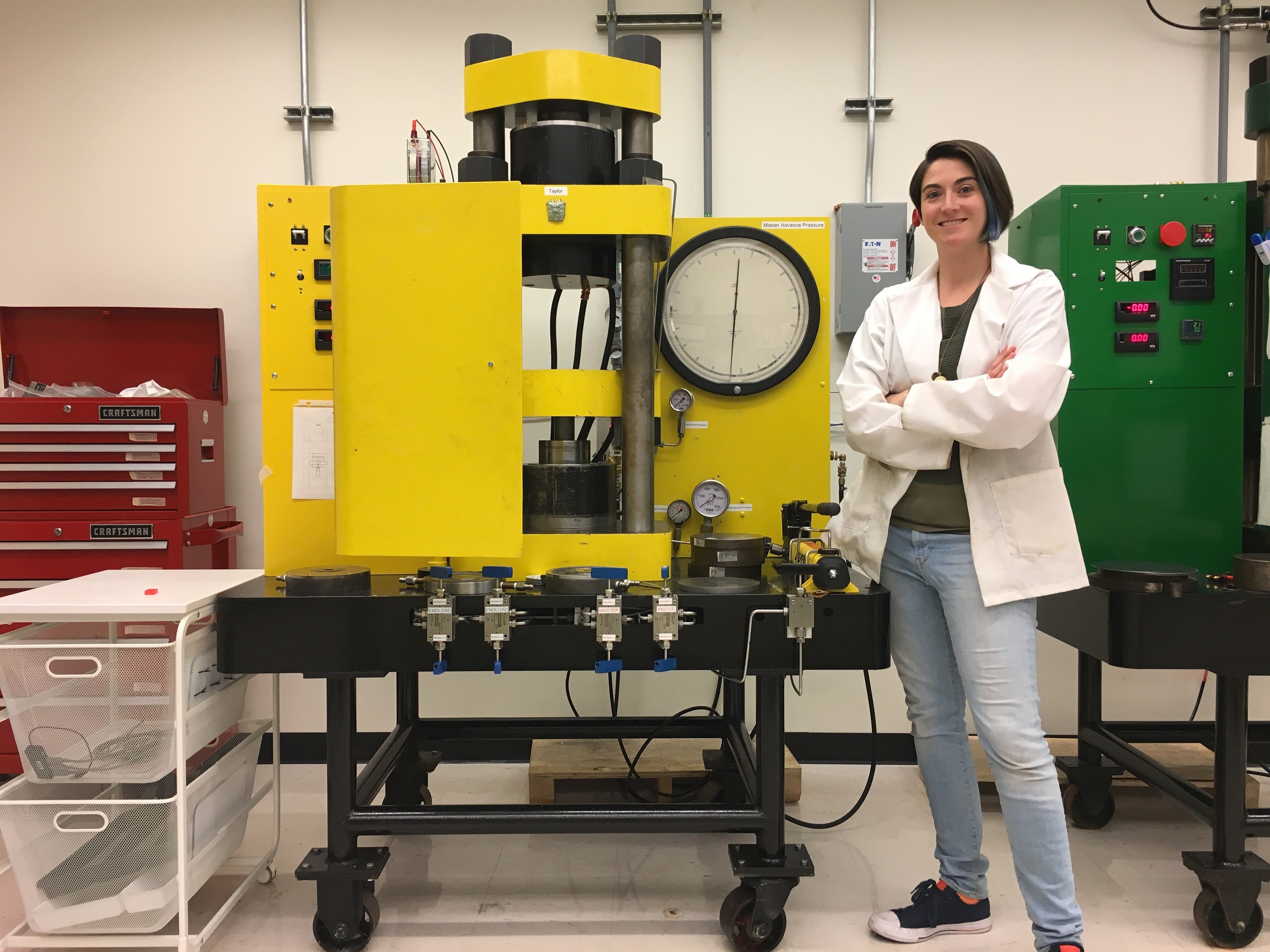 ASU postdoc Kayla Iacovino in the EPIC lab