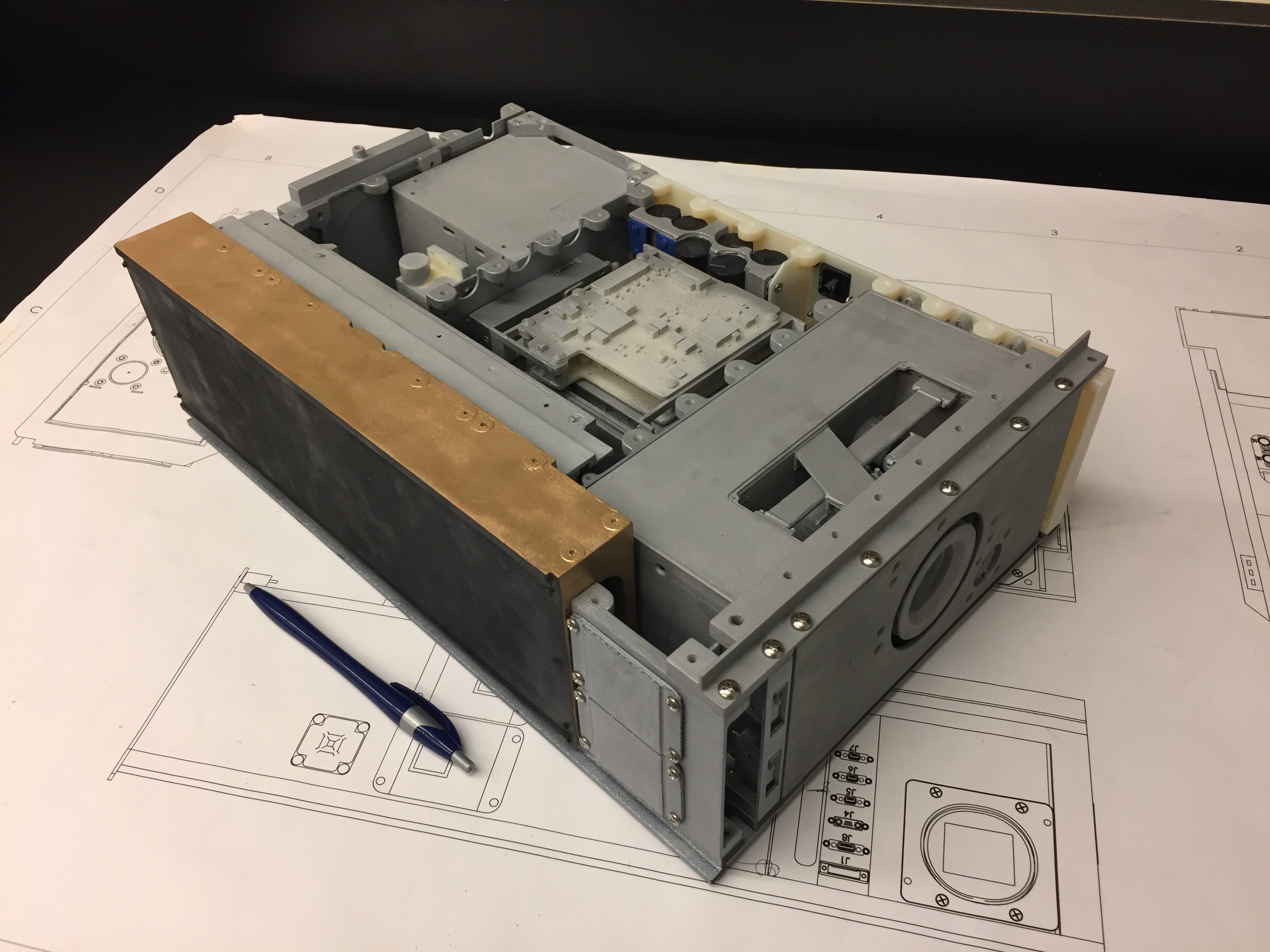 Full-scale model of the LunaH-Map satellite