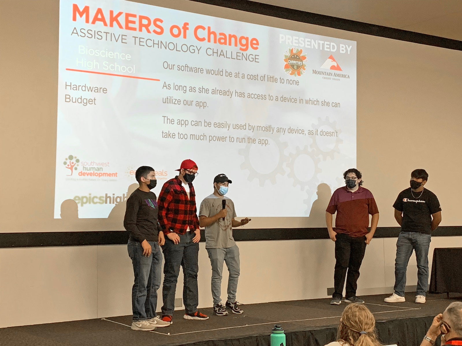 high school students describe their MAKERS challenge project 