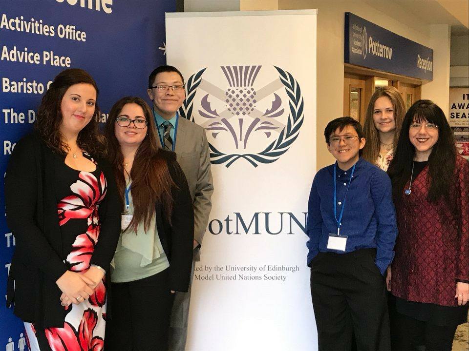 Centeno's Model UN Team in Scotland