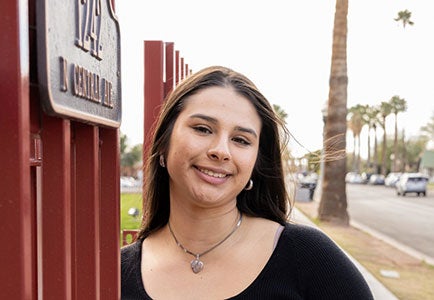 Portrait of ASU student Maya Noto