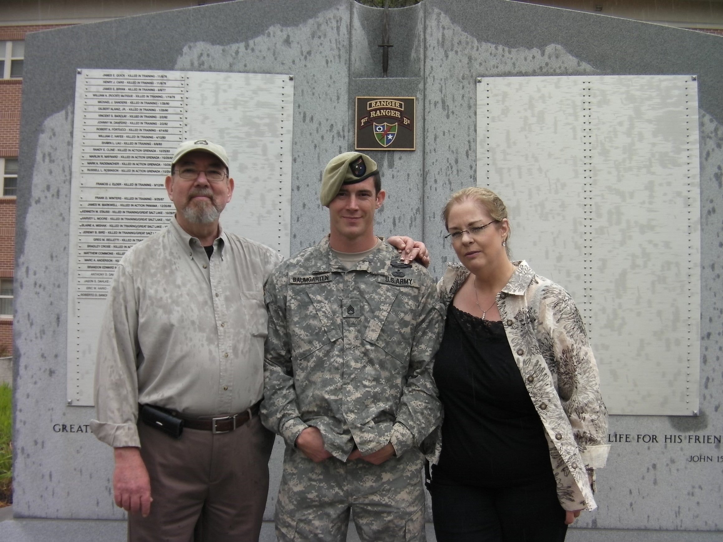 Michael Baumgarten with his family 