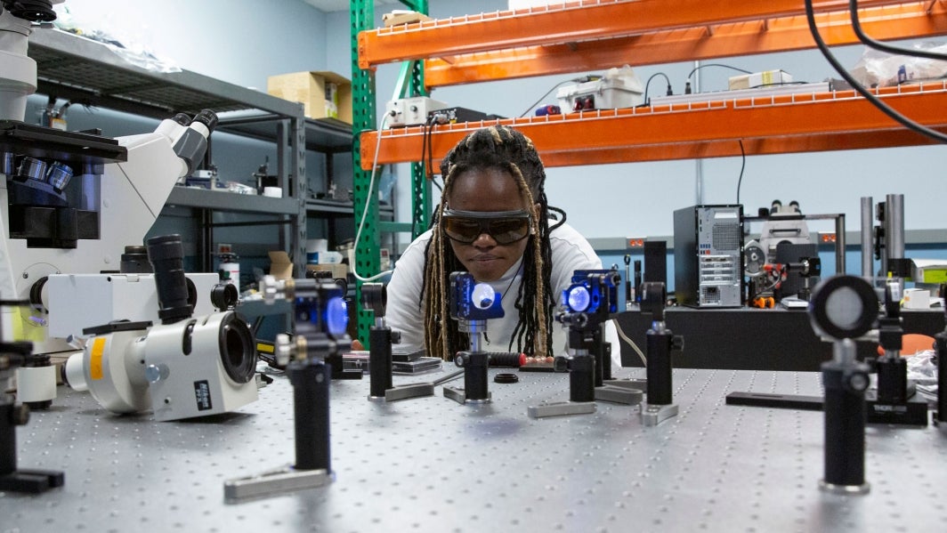 Materials science and engineering graduate student Christabel Wireko Arthur.