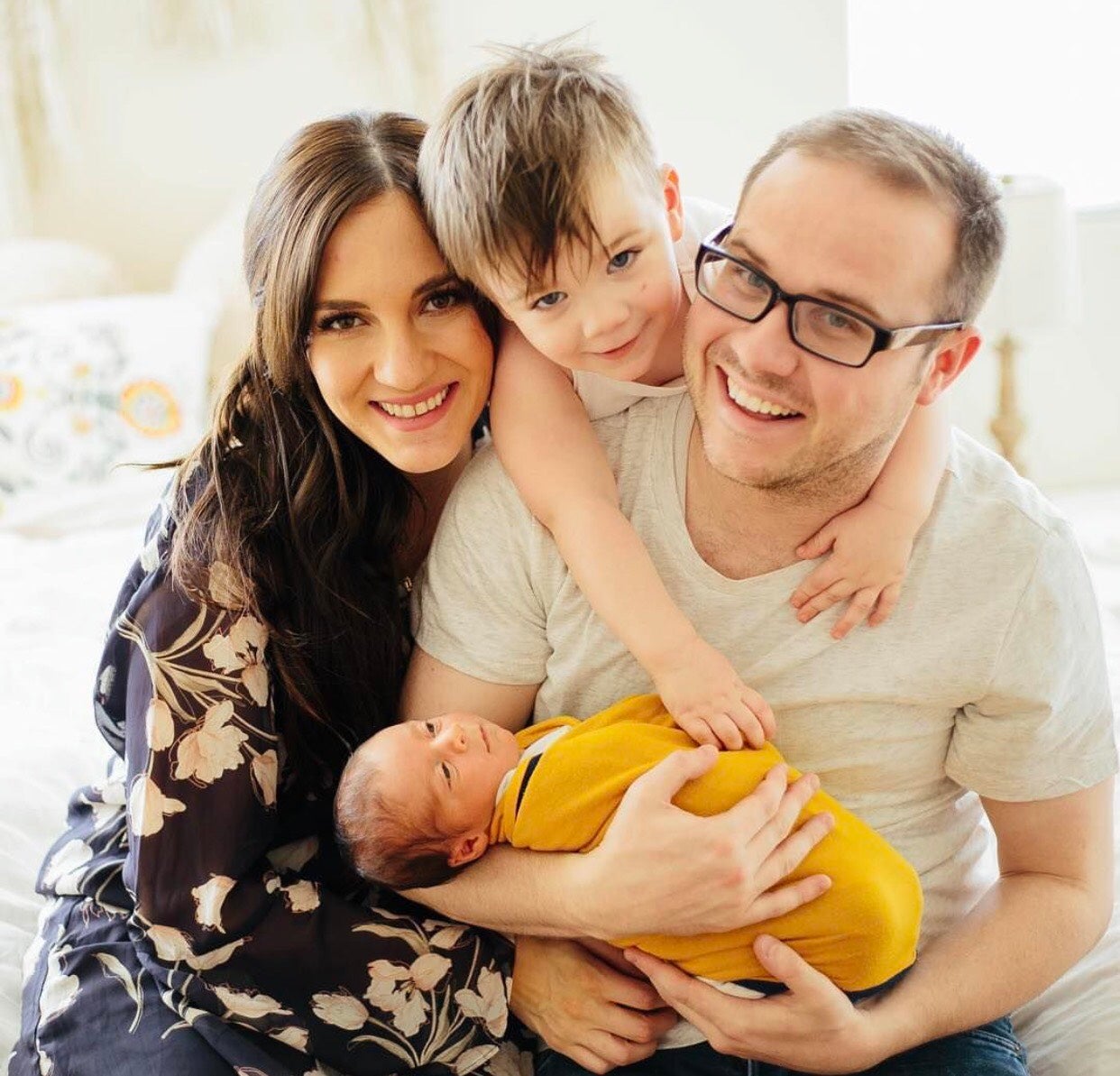 ASU English grad (Poly campus) Nathan Askins and family