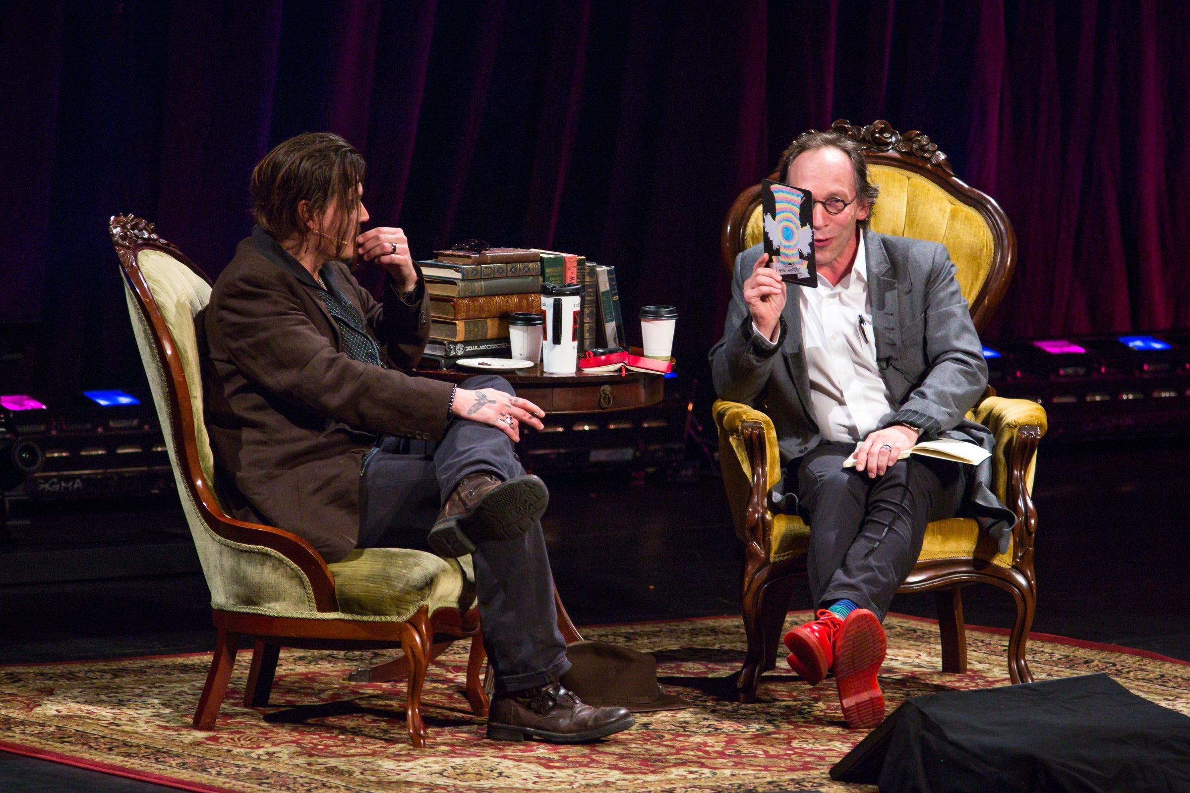 Actor Johnny Depp and professor Lawrence Krauss