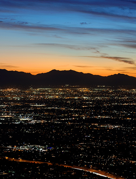 Phoenix nighttime pano