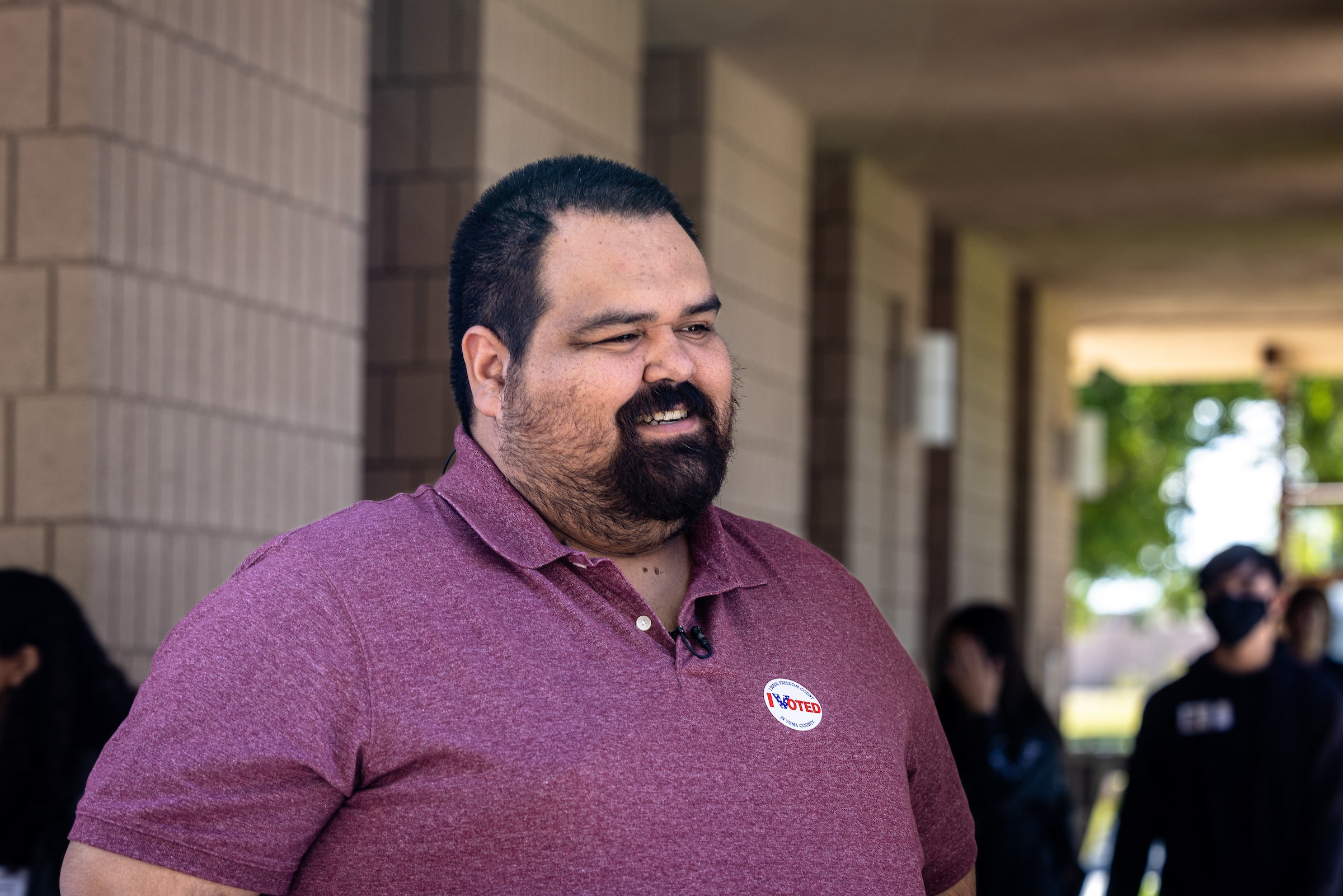 Portrait of man at Arizona Western College in Yuma, Arizona