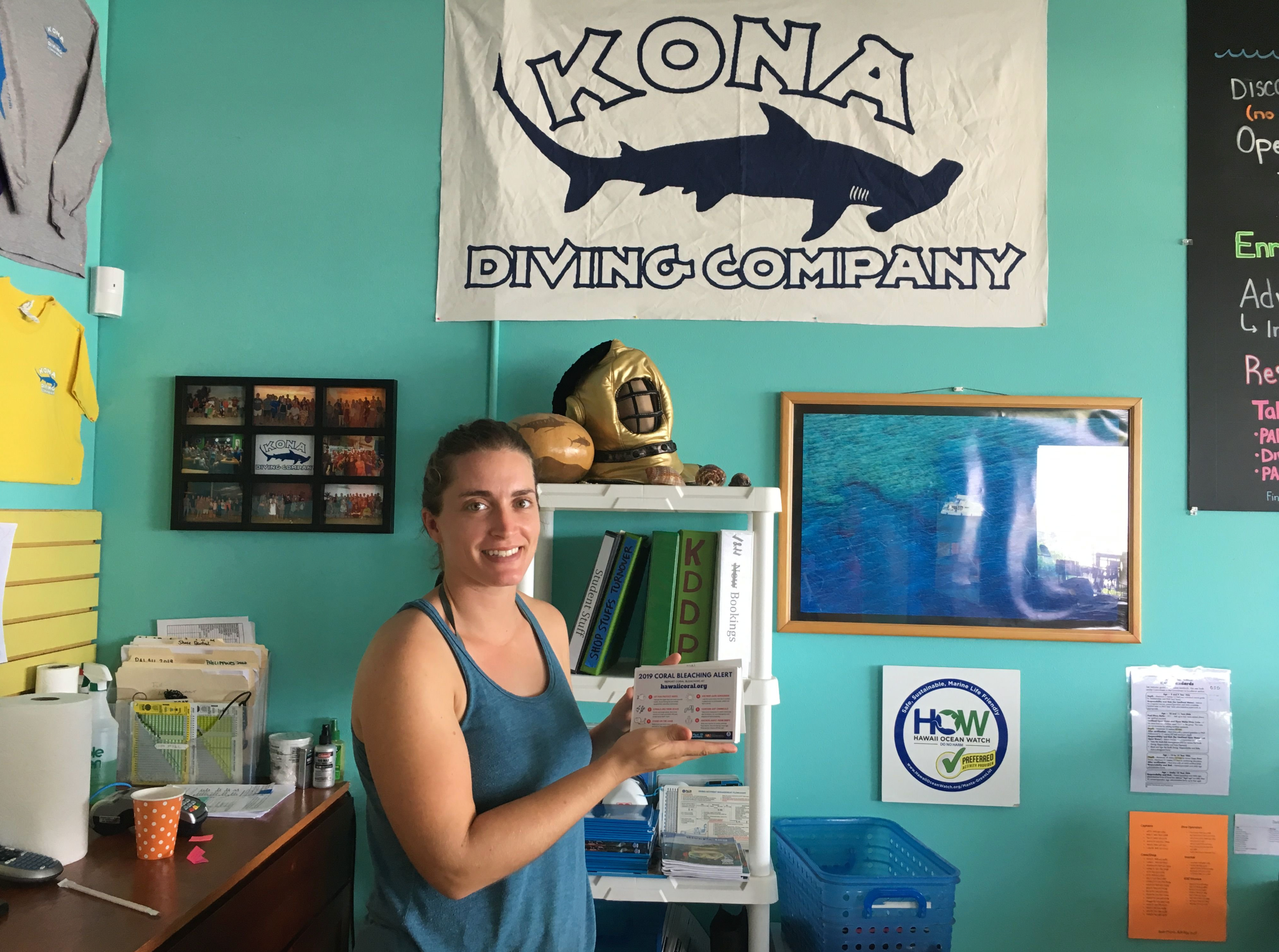 A local dive shop holds ASU tips on how people can help preserve coral reef health