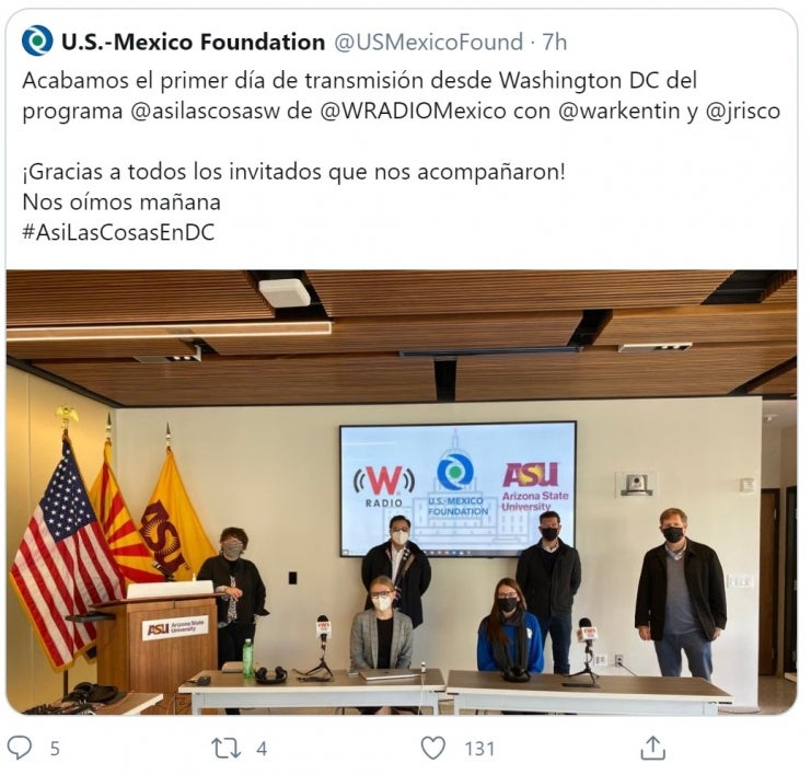 Mexico broadcasters at ASU Barrett &amp; O'Connor Washington Center