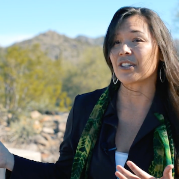 Portrait of ASU Professor Sharon Hall.