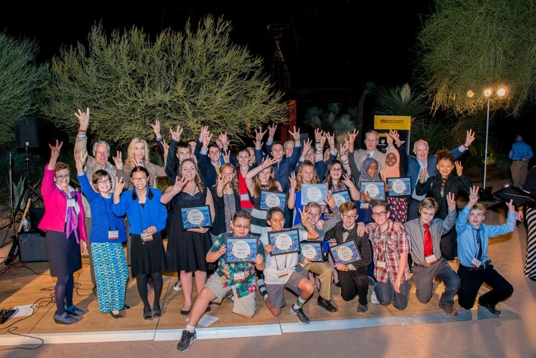 Rob and Melani Walton and ASU leaders join innovators of all ages to celebrate their work at the annual Sustainability Solutions Festival..