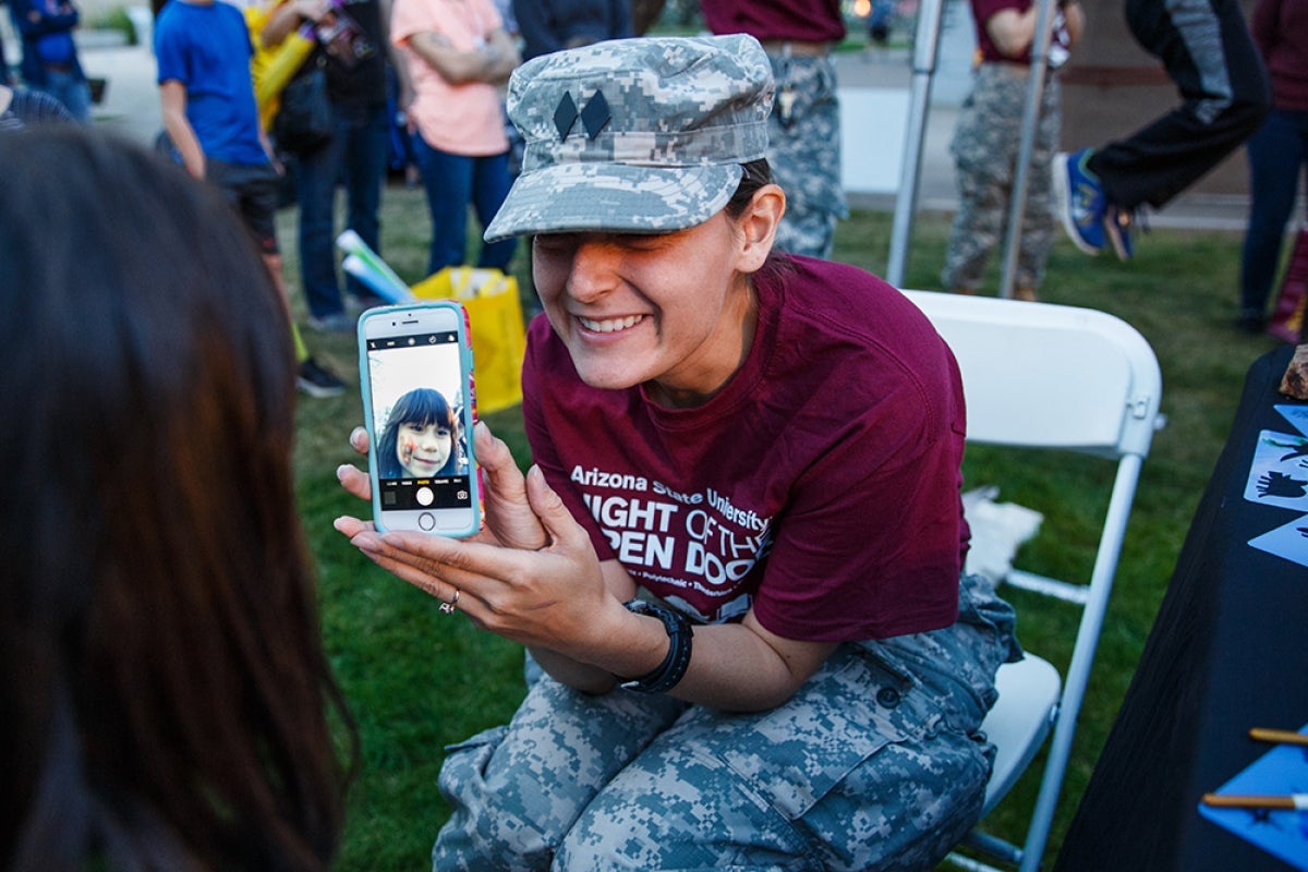 Picture yourself with face paint