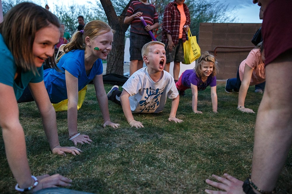 Push-up contest