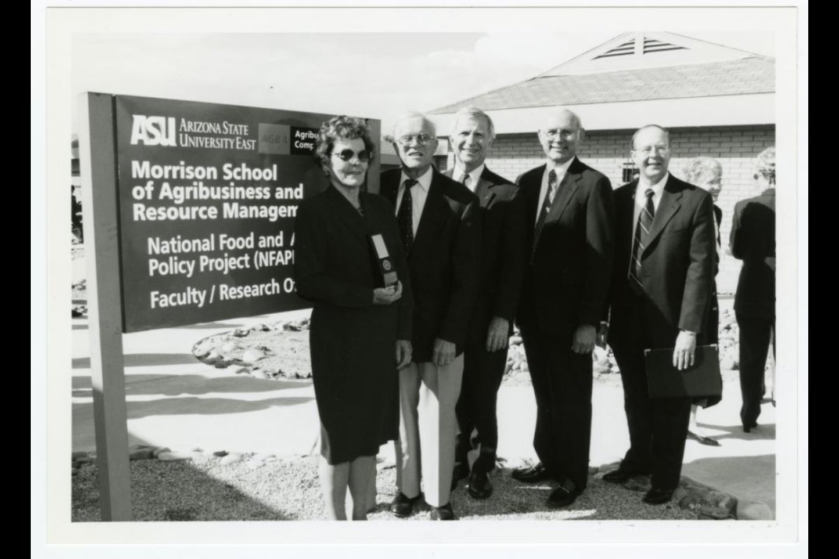 people participating in naming ceremony at ASU East