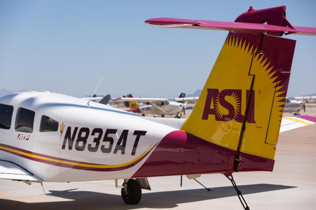 planes on ASU Polytechnic campus